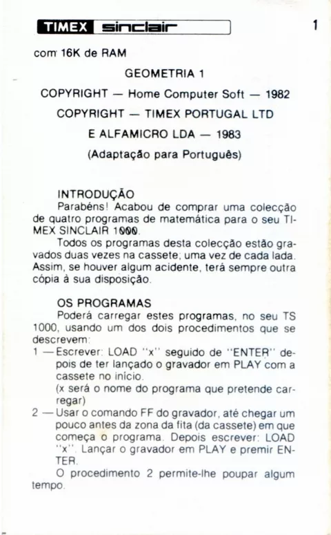 Scanned instructions