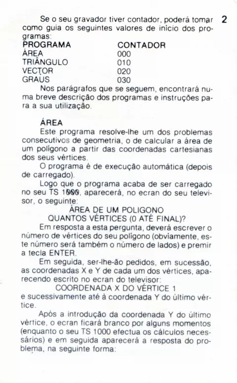 Scanned instructions