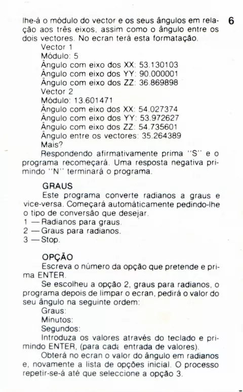 Scanned instructions