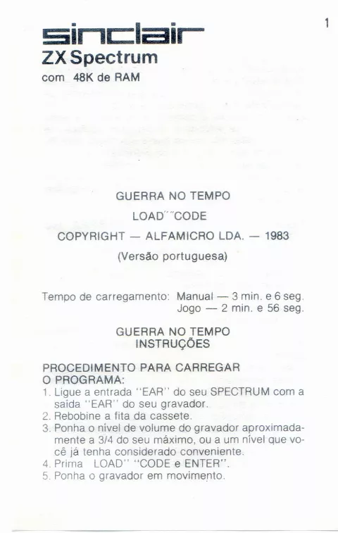 Scanned instructions