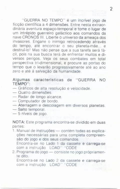 Scanned instructions
