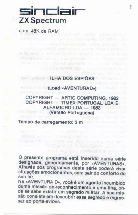 Scanned instructions