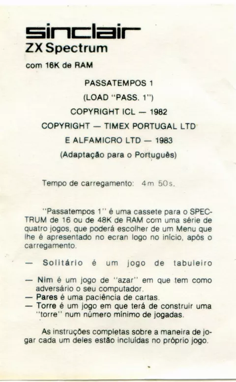 Scanned instructions