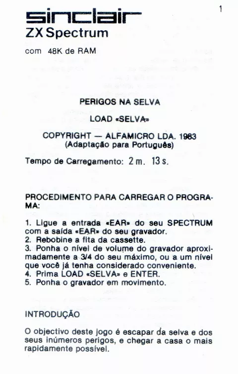 Scanned instructions