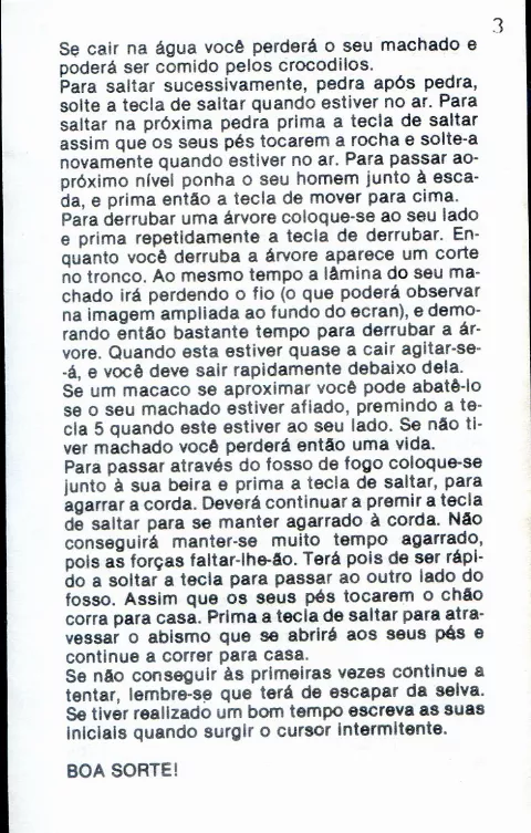 Scanned instructions