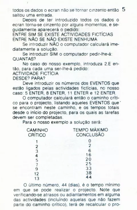 Scanned instructions