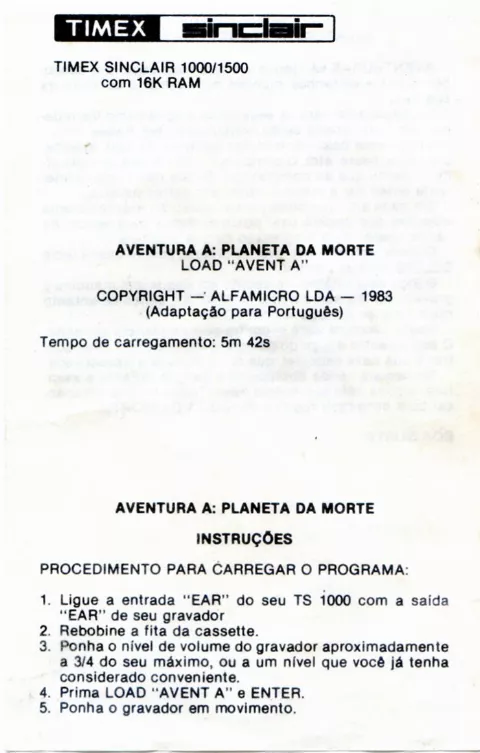 Scanned instructions