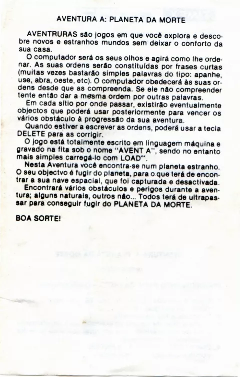 Scanned instructions