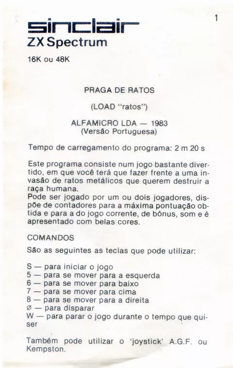 Scanned instructions