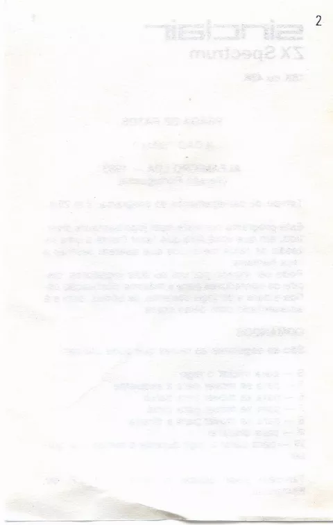 Scanned instructions