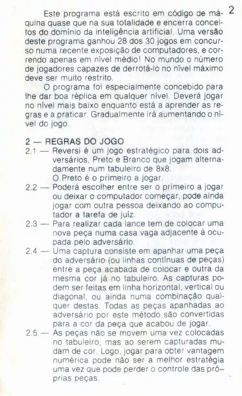 Scanned instructions