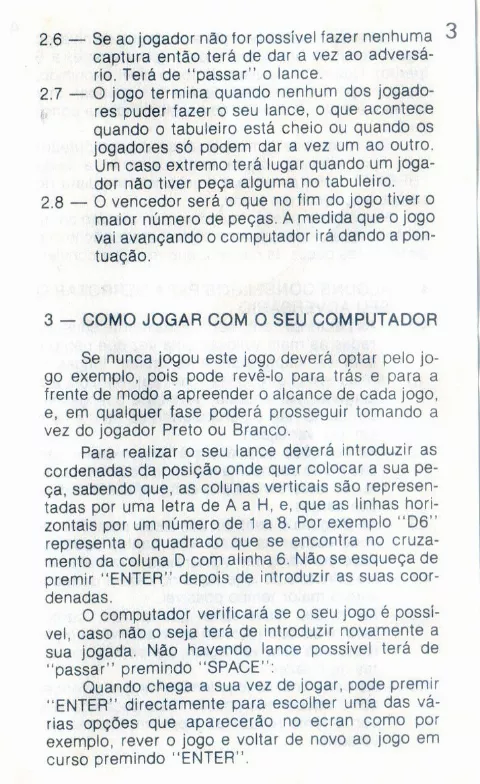 Scanned instructions