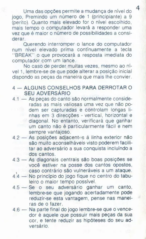 Scanned instructions