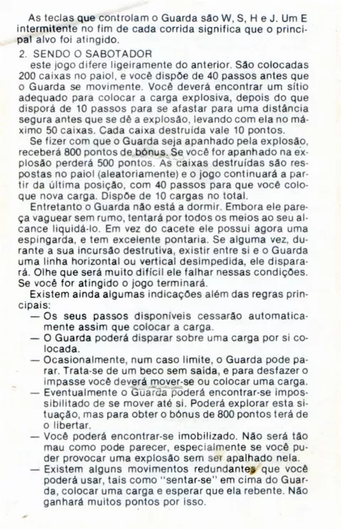 Scanned instructions