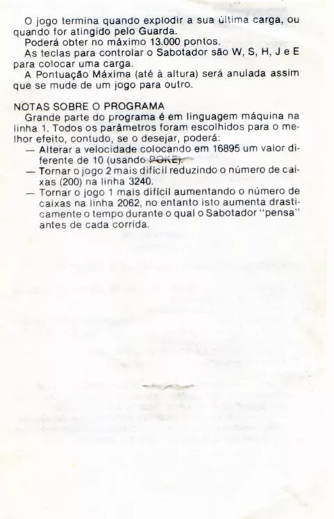 Scanned instructions