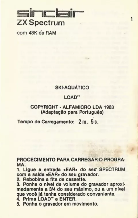 Scanned instructions