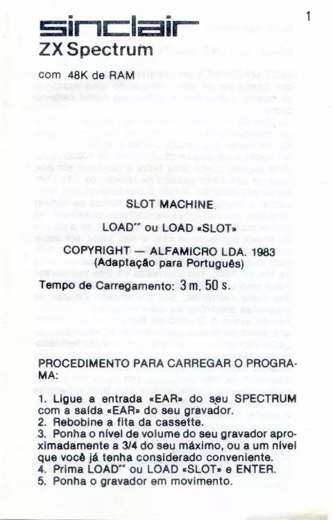 Scanned instructions