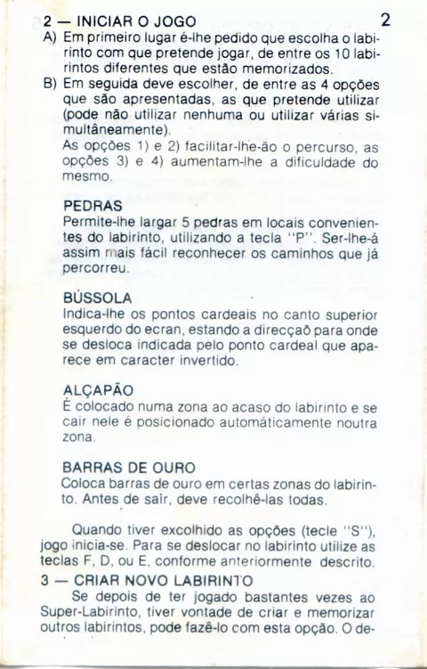 Scanned instructions