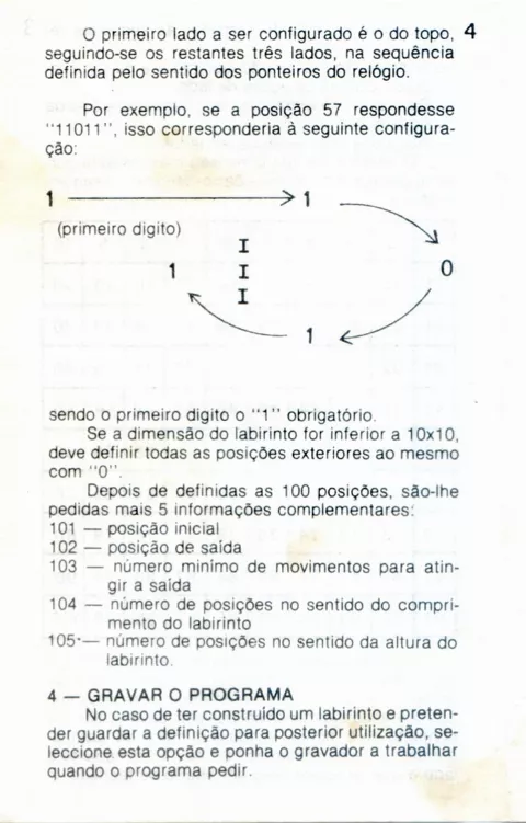Scanned instructions