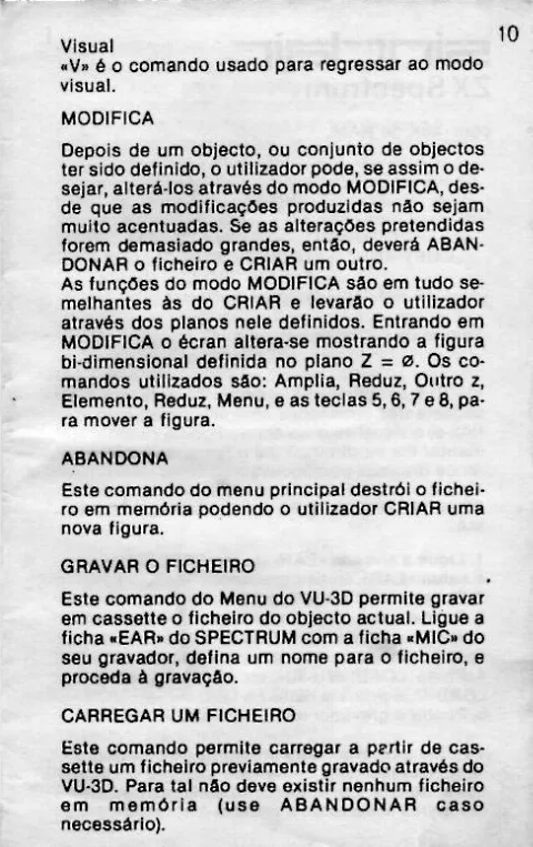 Scanned instructions