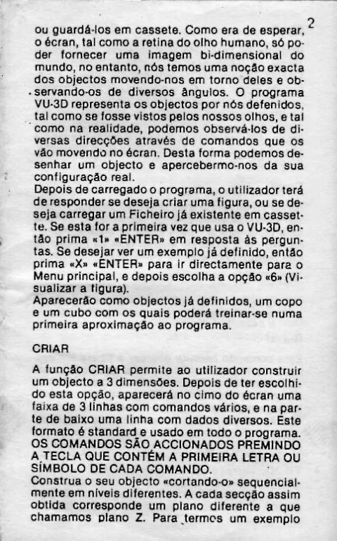 Scanned instructions