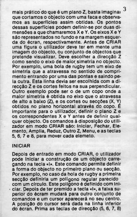 Scanned instructions