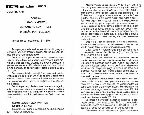 Scanned instructions