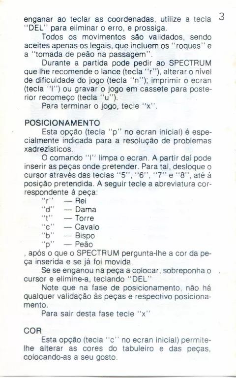 Scanned instructions