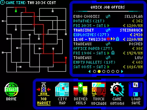 Running screen