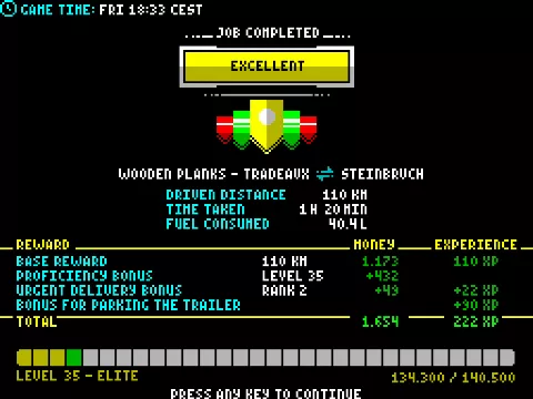Running screen