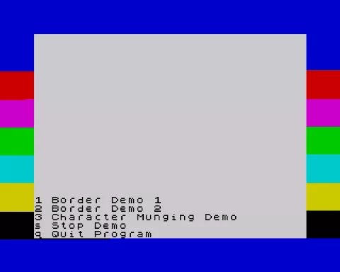 Running screen
