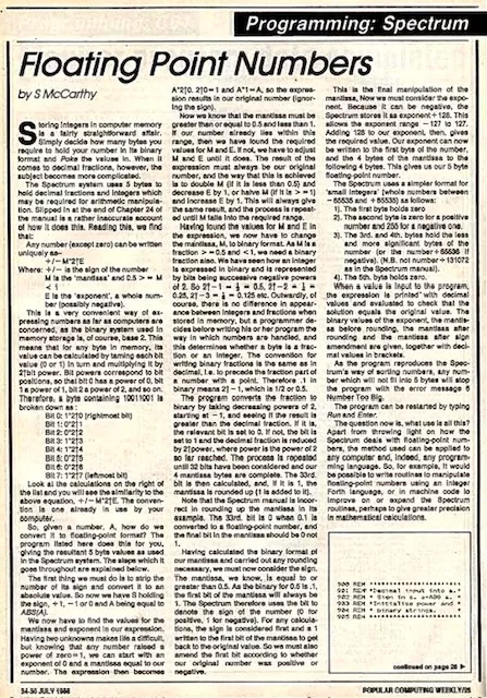 Scanned instructions