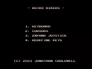 Opening screen