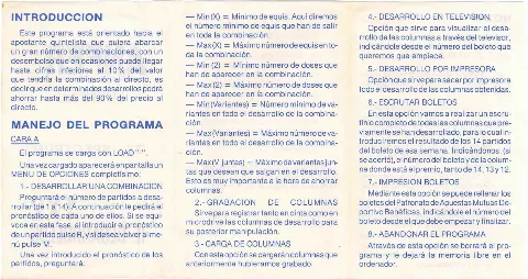 Scanned instructions