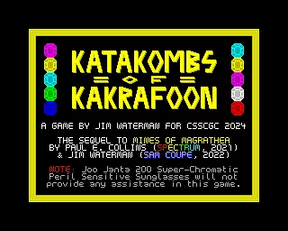 Opening screen