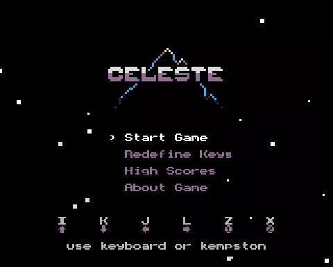 Opening screen