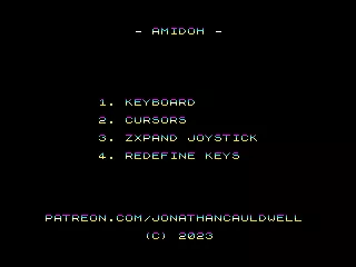 Opening screen