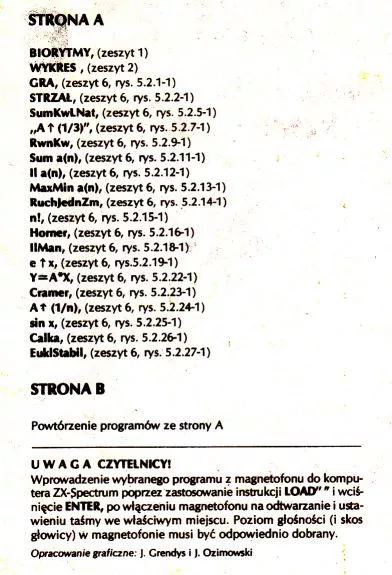Scanned instructions