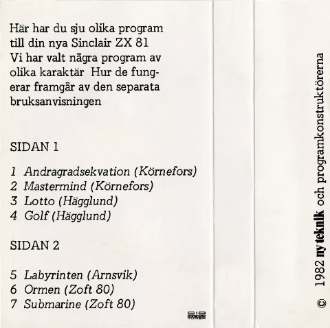 Inlay - Back