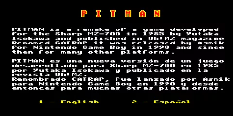 Opening screen
