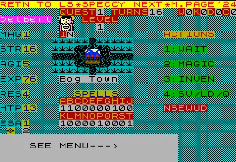 Running screen