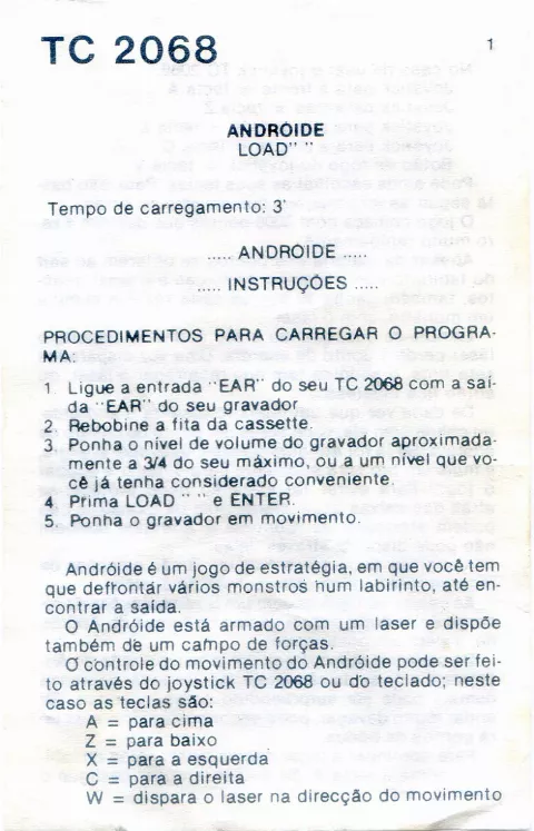 Scanned instructions