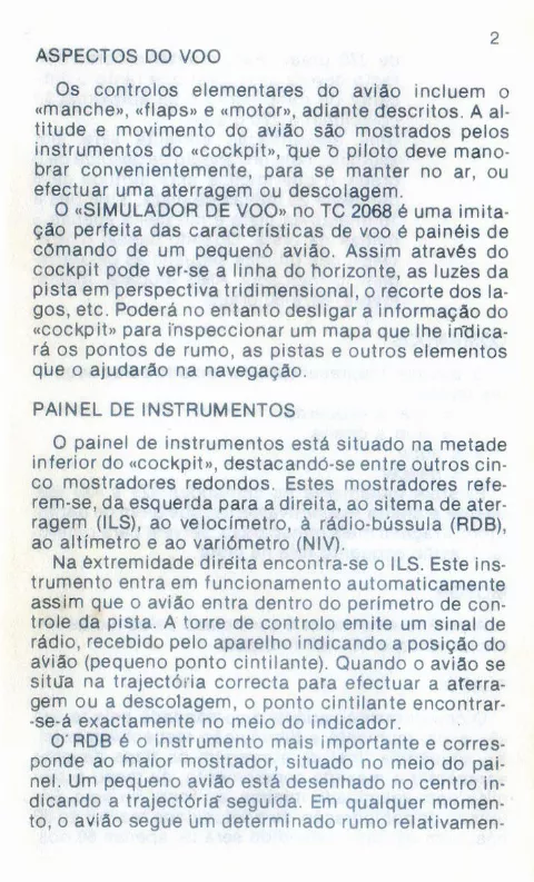 Scanned instructions