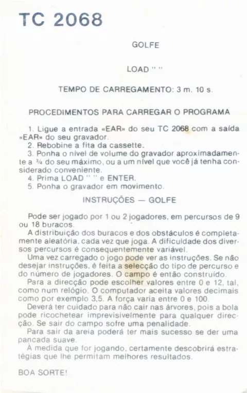Scanned instructions