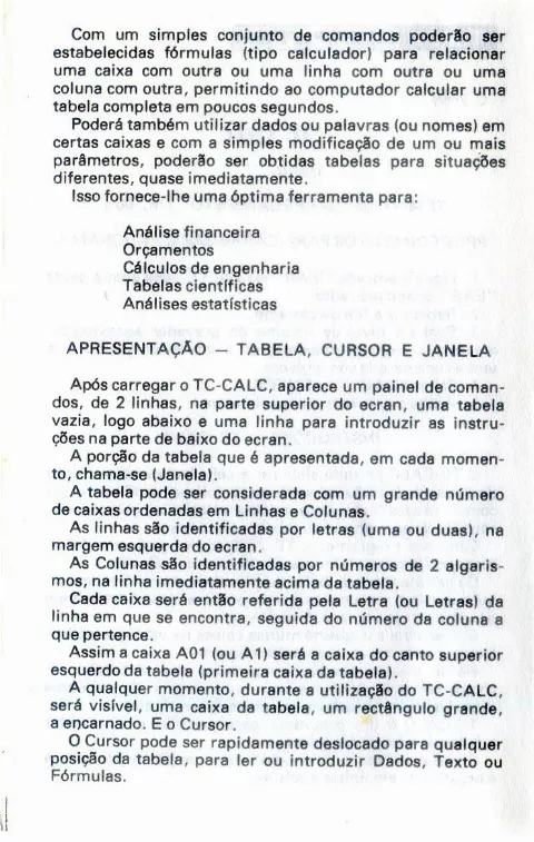 Scanned instructions