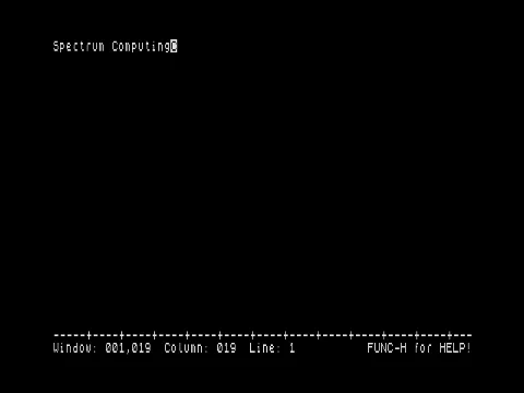 Running screen