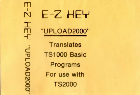 Scanned instructions