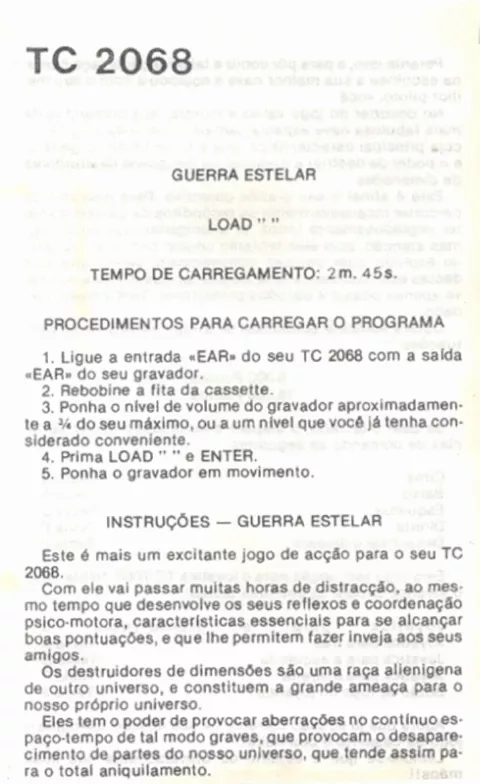 Scanned instructions