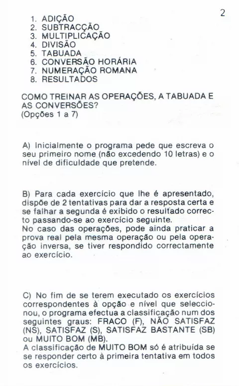 Scanned instructions