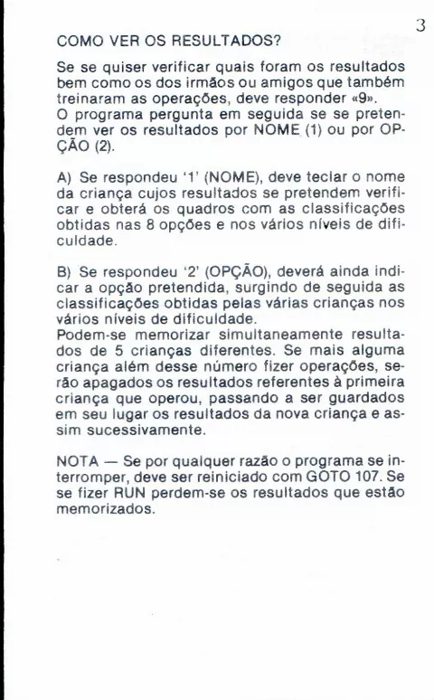 Scanned instructions